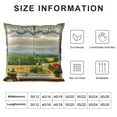 thumbnail image 5 of JEUXUS Throw Pillow Cover Vermont Scenery Rural Dining Room Landscape Nature, 5 of 5