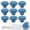 Blue, variant on 10Pack Ceramic Cabinet Knobs, 1.26Inch/32mm Sky Blue Round Drawer Dresser Knob Pulls Handle with Screws, for Kitchen Cupboards, Wardrobes, Children's Rooms, Bedroom Furniture & Office Desks