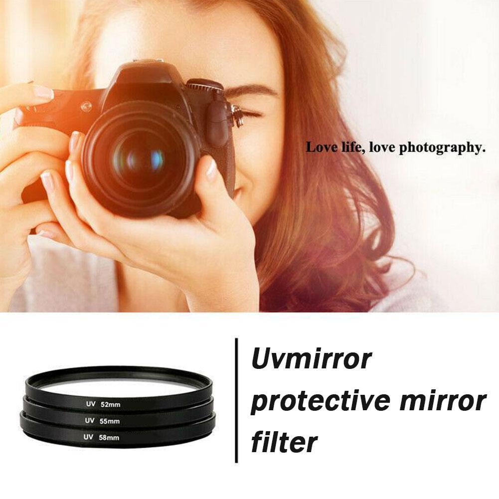 52 Mm UV-Filter Mit Objektivdeckel – Mehrfach Beschichtet, Ultradünner Rahmen, Schutz Vor Kratzern & Staub, Kompatibel Mit Nikon, Canon & Sigma Objektiven