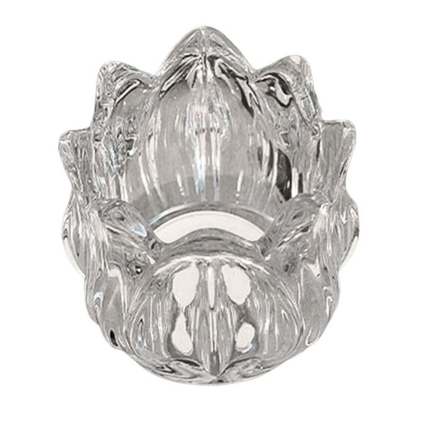 Portavelas de Cristal para , Portavelas de Flores para Mesa de Deshierbe, Centro de Mesa, Decoración de Fiesta de Cumpleaños , Claro