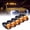 Yellow, variant on 5Pcs Wireless Truck Cab Lights, Motion & Vibration Activated LED Lights, Waterproof Auto On/Off LED Light Bar for Pickup Roof, Vehicle Powered