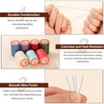 thumbnail image 4 of Uxcell Round Leather Sewing Waxed Thread, 85m / 93 Yards Wax Polyester String, 0.65mm Waxed Cord for Crafts, Bamboo Green, 4 of 6
