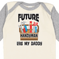 thumbnail image 4 of Inktastic Future Handyman Like Daddy Boys Long Sleeve Baby Bodysuit, 4 of 5