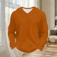 thumbnail image 5 of fatyb Men's Long Sleeve T Shirts Big and Tall V Neck Loose Tops Lightweight Casual Basic Tee for Men, 5 of 7