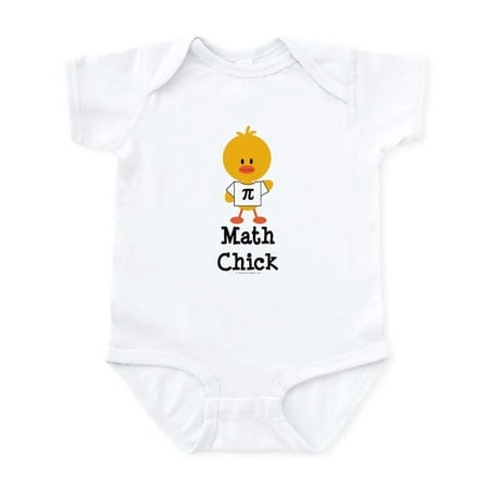 

CafePress - Math Chick Infant Bodysuit - Baby Light Bodysuit Size Newborn - 24 Months