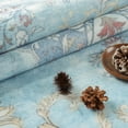 thumbnail image 3 of Cydiria Elegant Floral Traditional Faux Wool Area Rug, 8' x 10', Blue, 3 of 4