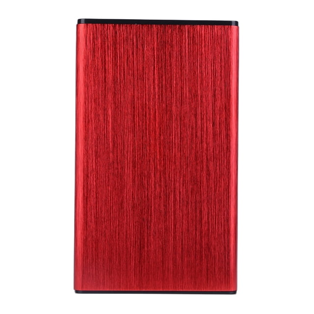 Btafrte Disco Duro Externo 2 5 Pulgadas Aleación Aluminio USB 3.0 para PC TV Portátil (rojo)