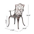thumbnail image 5 of Tucson Dining Chair, Black Copper, 5 of 9
