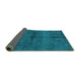 thumbnail image 2 of Ahgly Company Indoor Round Persian Turquoise Blue Bohemian Area Rugs, 3' Round, 2 of 4