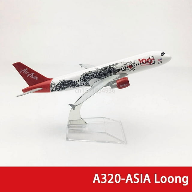 6Inch 15CM A380 A350 A330 A320 Concorde Diecast Airplane Model For Gift Collection,A320 ASIA LOONG