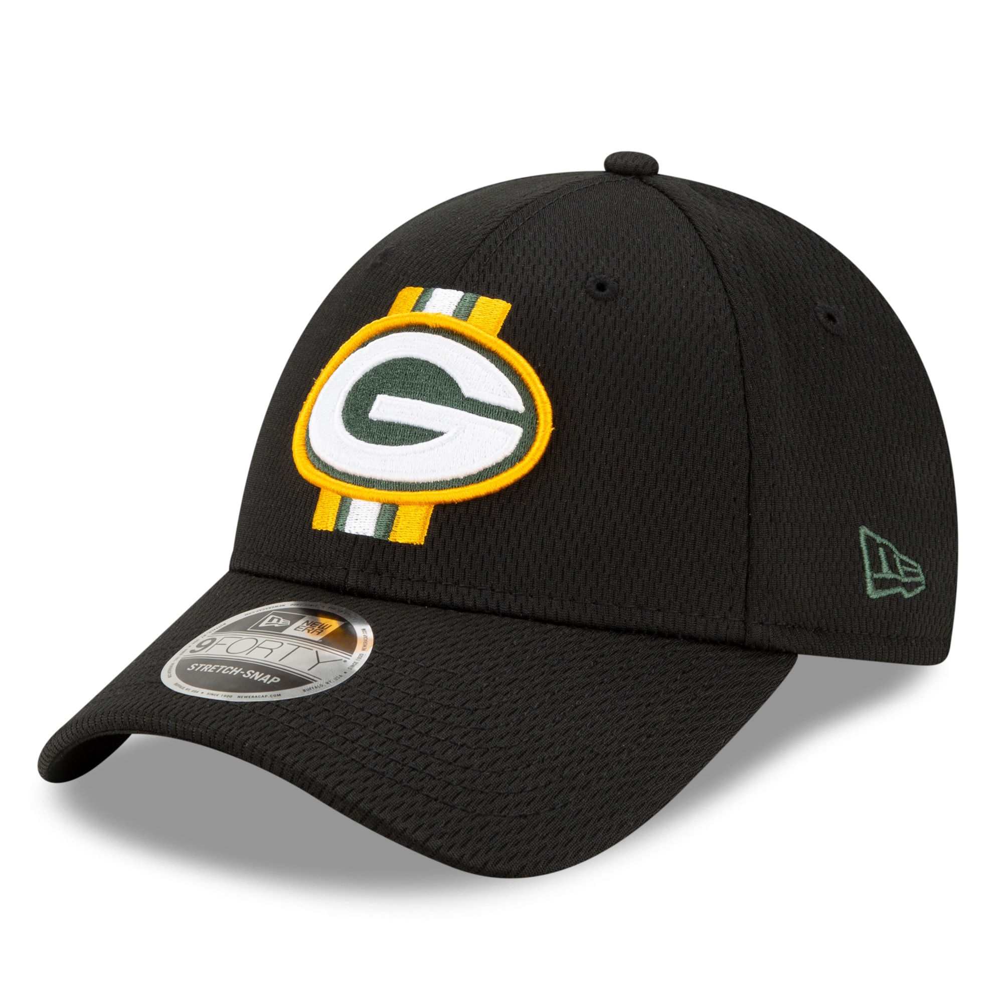 Men's New Era Black Green Bay Packers 