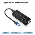 thumbnail image 3 of USB-C to RJ45 Gigabit Ethernet Adapter USB3.0 Type-C to 10/100/1000Mbps RJ45 Network Card, 3 of 5