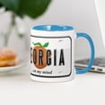 thumbnail image 4 of CafePress - Georgia Plate Mug - 11 oz Ceramic Mug - Novelty Coffee Tea Cup, 4 of 6