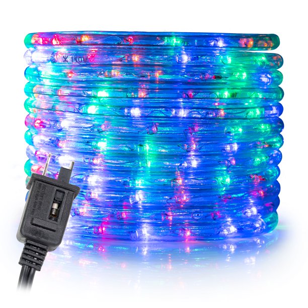 WYZworks 20' RGB LED Rope Lights w/(PreAttached Power Cable