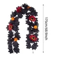 thumbnail image 3 of Halloween Pumpkin Garland 68 Inch Fall Leaf Decor For Mantle Staircase Porch Indoor Outdoor Autumn Thanksgiving Multicolor Party Decoration, 3 of 6