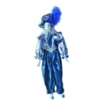 thumbnail image 4 of Muñeco de de de 17,72'', figura de delicada con disfraz, decoración del hogar, muñeco arlequín, adorno de Halloween, 4 of 9