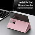 thumbnail image 2 of Compatible with Samsung Galaxy Z Fold 7 Flip Phone Case,With Smart window,PU Leather + PC + TPU Material,With Card Slot,Shockproof Anti-fall Rugged Case Cover For Samsung Galaxy Z Fold 7,Pink, 2 of 7