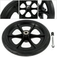 Garneck Heavy Duty Wheelchair Wheels Universal Wheelchair Front Wheels Replacements