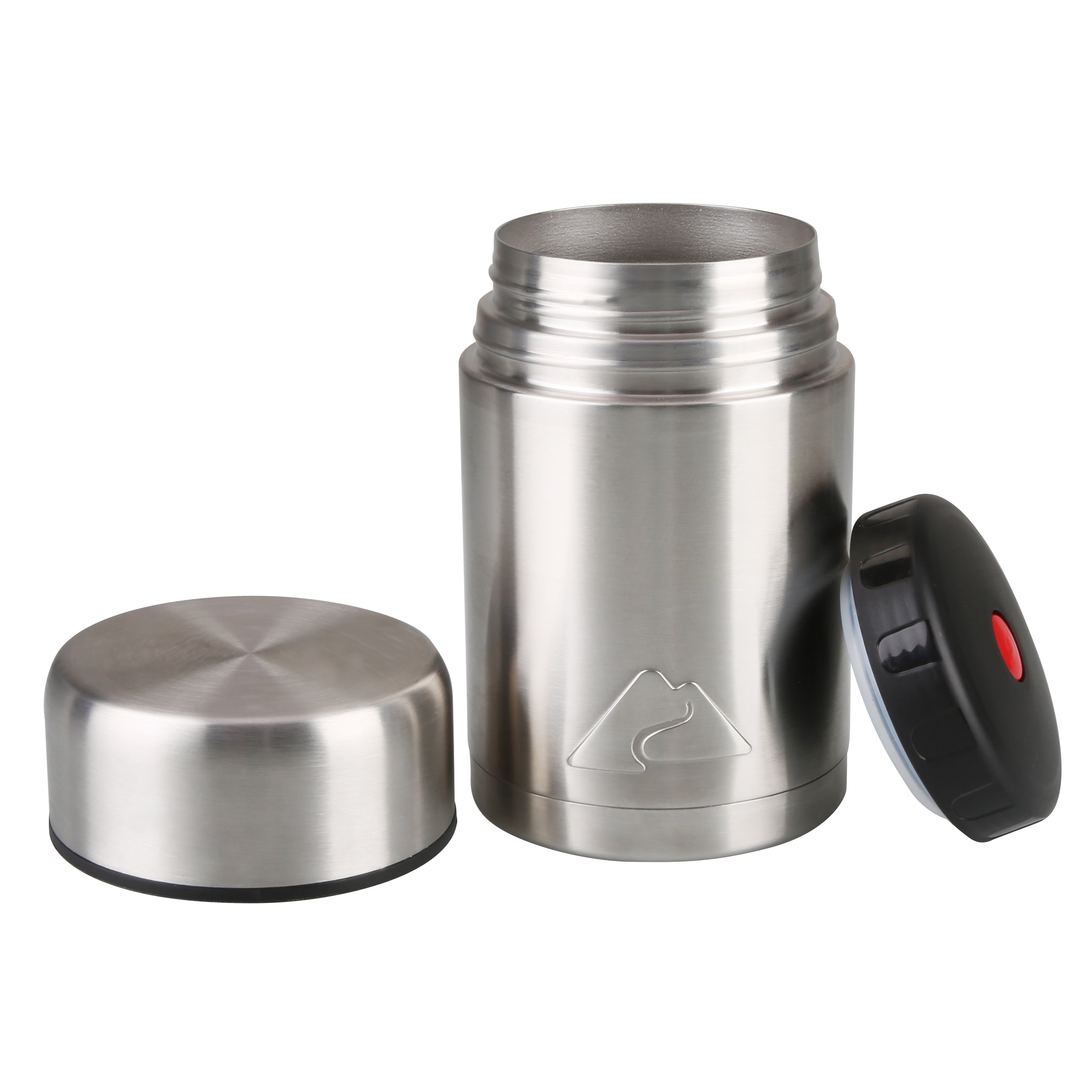 Laken Thermo Vacuum Insulated Stainless Steel Food Jar Container w/Cover  and 2 PP Containers