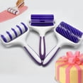 thumbnail image 7 of AUDeals Fondant Cake Tool Roller Cake Fondant Strip Ribbon Cutter Embosser Roller Cake Pattern Decorating Tool Embosser DIY Dough Cutting Tools Kitchen Baking Tool, 7 of 7
