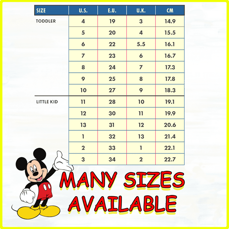 Mickey mouse boots size 1 best sale