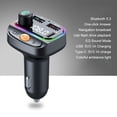 thumbnail image 4 of stanreset Fast Charger USB Car Charger FM Transmitter Hands-free Bluetooth Intelligent Diversion Technology C2, 4 of 6