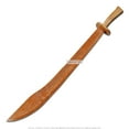 thumbnail image 2 of 34” Wooden Falchion Broad Sword Medieval Cosplay, 2 of 3