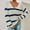 White, variant on Women's Pullover Tops 2024 Knitted Loose V Neck Sweaters Long Sleeve Striped Drop Shoulder Sweater Knitwear Fall Winter Outfits