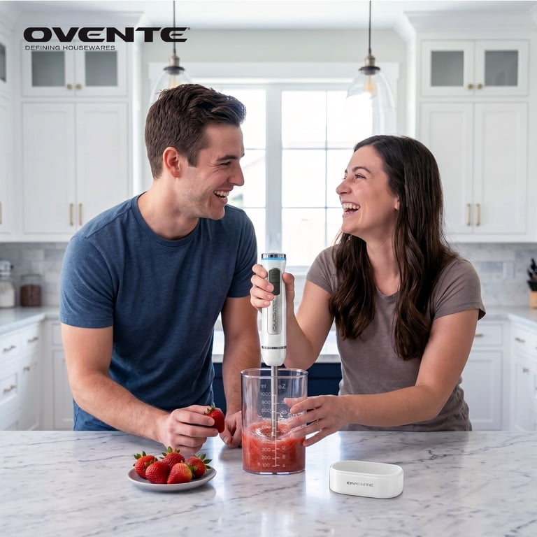 Ovente Cordless Rechargeable Hand Blender photo 5