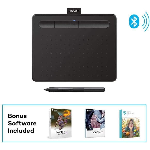 Wacom CTL4100WLK0 Intuos S, BT, noir