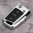 thumbnail image 3 of Car Remote Control Case, Car Entry Fob, Case Remote Entry Key Parts Key Fob Housing, Remote Key Car Smart Key Cover For Car Red,Pink,Green,Purple,Silver, 3 of 8