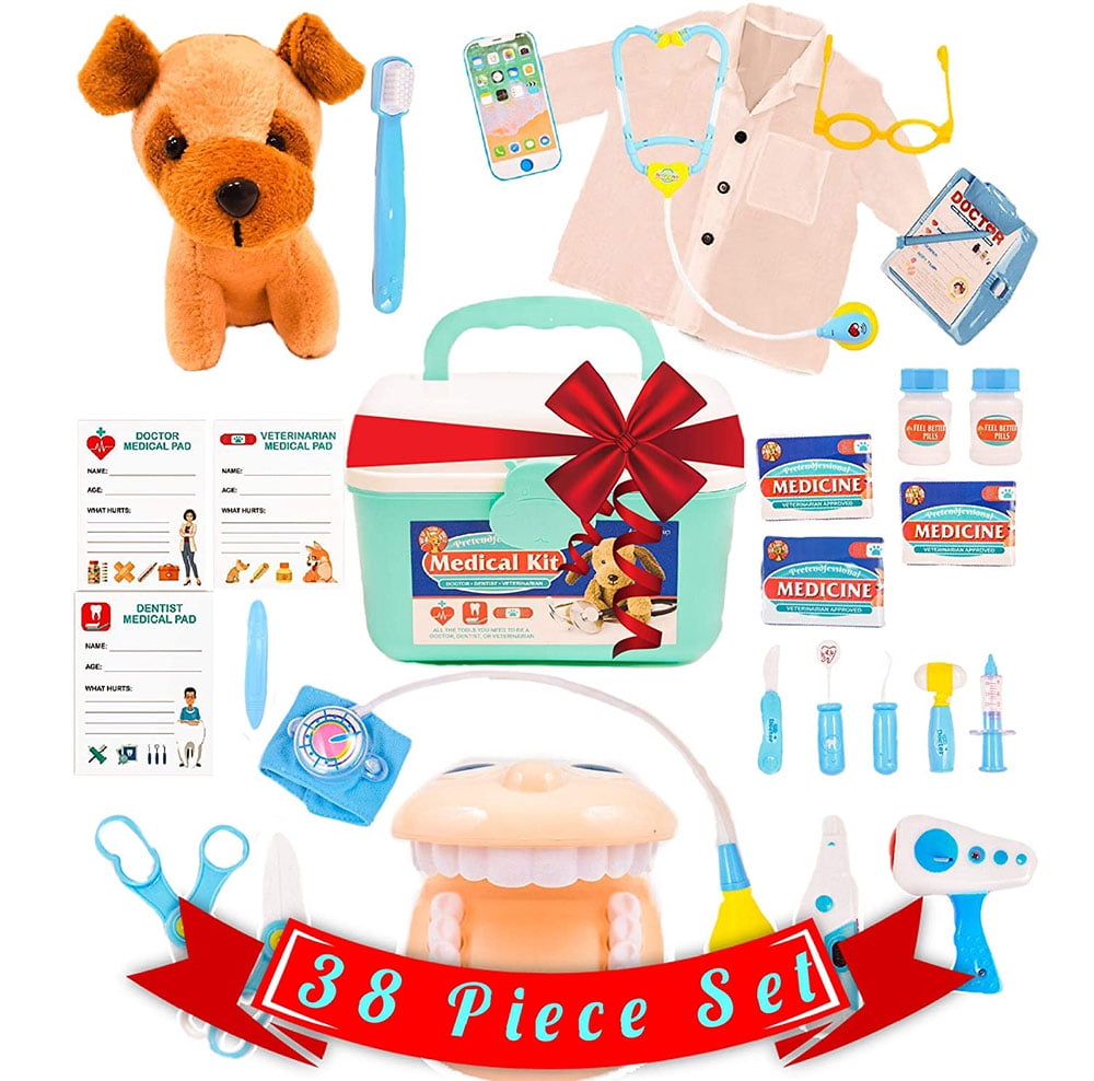 doctors play set with coat