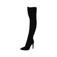 thumbnail image 4 of Botas por encima de la rodilla para mujer, botas casuales de tacón alto, botas largas para ir de compras o fiestas al aire libre. 42, 4 of 9