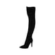 thumbnail image 4 of Botas por encima de la rodilla para mujer, botas casuales de tacón alto, largas, para bodas, uso diario y al aire libre. 42, 4 of 9