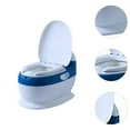 thumbnail image 6 of EHJRE s Toilet Compact for Boys Girls Comfortable Toilet Seat Blue, 6 of 9
