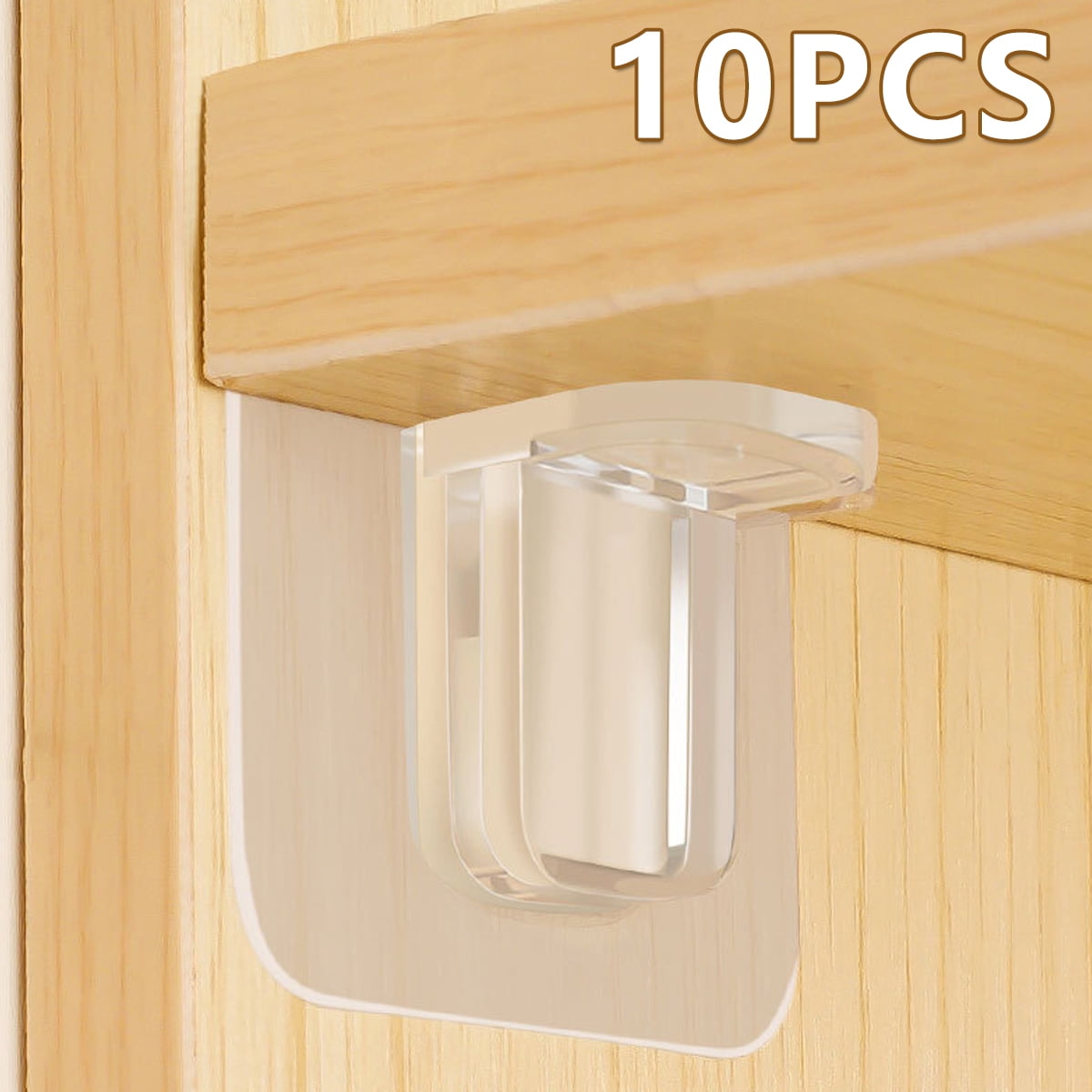 MTFun 10pcs Self Adhesive Shelf Support Pins Drill Free Shelf Support