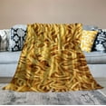 thumbnail image 2 of Nawypu  Novelty Instant Noodles Blanket, Funny Realistic Food Throw Blankets Ramen Texture Print Flannel Blanket for Bedroom Living Rooms Sofa Couch Beds Office Lap, 2 of 6