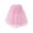w93# Light Pink630, variant on Women Tutu Mini Skirt Elastic Waist Pleated Mesh Solid Color Ruffles Tiered Soft Drape Short A Line Elegant Ruched Layered Flowy Irregular Short Skirts,Black,S