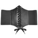 thumbnail image 3 of Cinturones Negros para Mujer,Cinturón De Cuero Elástico Ancho Atado para Vestidos De Niñas Cinturón Cinch Vintage para Mujer Cintura Elástica con Cordones, 3 of 5
