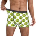 thumbnail image 2 of Kdxio Men's Boxer Briefs with Happy Fruit Print - Comfortable and Breathable Underwear for Everyday Wear, 2 of 7