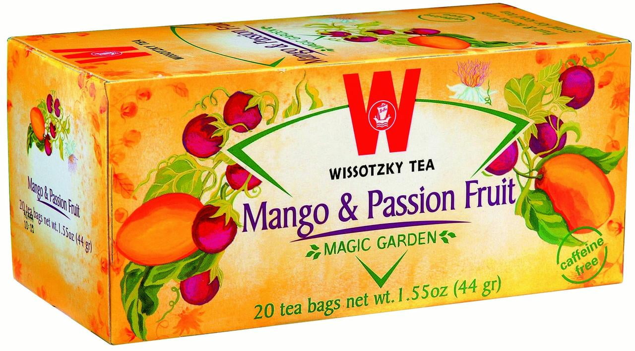 Wissotzky Herbal Tea, Mango & Passion Fruit, 1.55 Oz