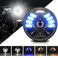 thumbnail image 1 of 5-3/4In 5.75 Inch Motorcycle LED Headlight with DRL Turn Signal for Dyna Low Rider Street Bob Iron 8, 1 of 5