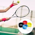 thumbnail image 3 of 4Pcs Racket Fixed Rings Ergonomic Cozy Touch Stretch 2.5cm Dia Colorful Fixing Ring Anti-slip Tennis Racket Grip Band Silicone Sealing Rings for Badminton Racket, 3 of 8