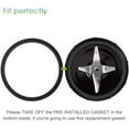 thumbnail image 4 of 2 Cross Blades With 4 Rubber Gaskets Replacement Parts Compatible With 250W Magic Bullet Blender, Juicer And Mixer(Model Mb1001), 4 of 7