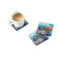 thumbnail image 2 of Loggerhead Sea Turtle Foam Coasters 3.5 in x 3.5 in, 2 of 5
