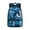 Blue Lightning Horse Pattern, variant on Wild Horses Landscape Printing Galaxy Backpack for Kids Back to School,One Size