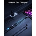 thumbnail image 4 of Adaptador USB C a 3,5 mm para auriculares y cargador JSAUX PD 60W, 4 of 5