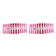 thumbnail image 4 of Qarigey 24 piezas de uñas postizas, puntas de uñas postizas, decoración para mujeres, niñas, rojo rojo 2Conjunto, 4 of 6