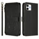 thumbnail image 2 of Zipper Wallet Leather Phone Case For iPhone 12 / 12 Pro, 2 of 5