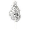 thumbnail image 2 of Homeford Organza Corsage Flowers, 6-inch, 12-count, Silver, 2 of 3